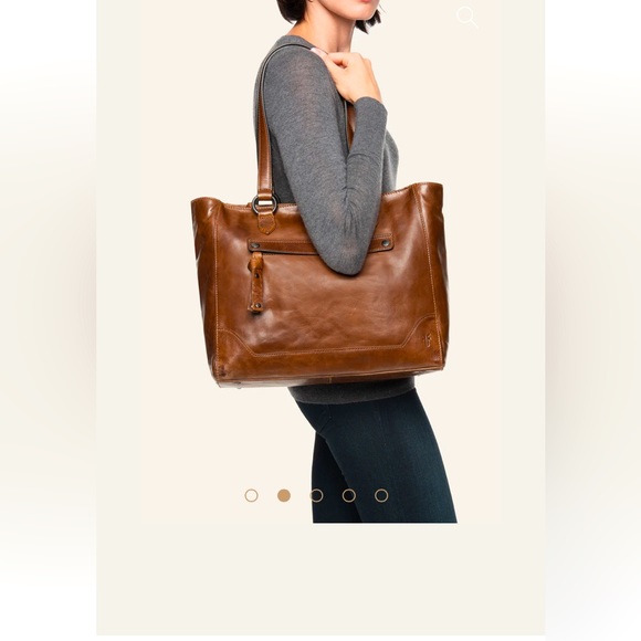 Frye Handbags - Frye Melissa Leather Crossbody Cognac Brown Bag Purse